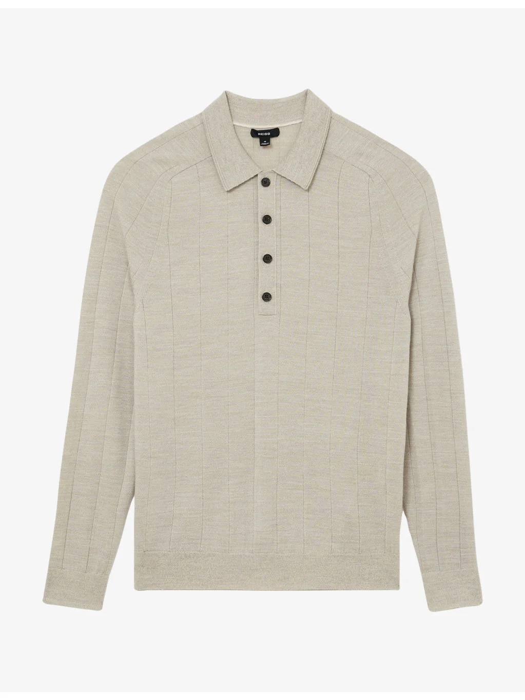 Greyson Long-Sleeved Wool Polo Jumper - 1