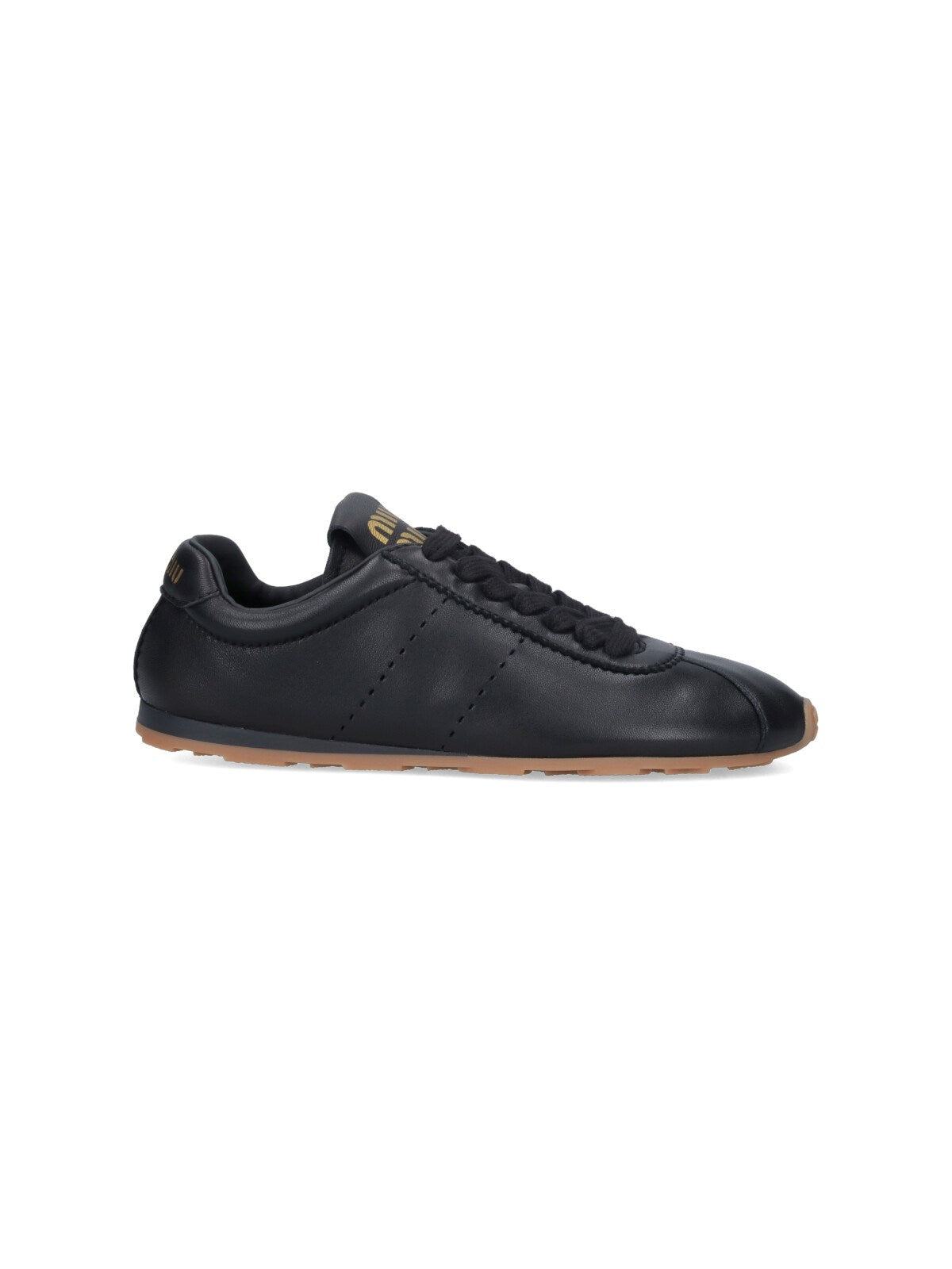 Miu Miu Women Lamb Nappa 'Plume' Sneakers - 1
