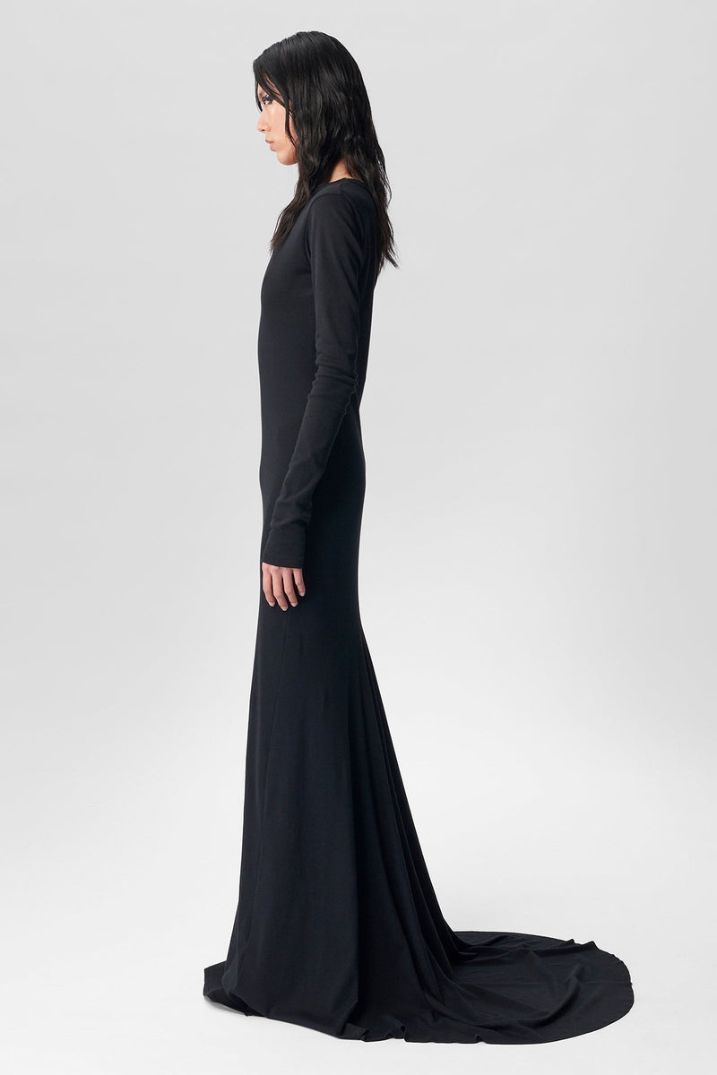 Jesse Long Sleeve X-Long Flared Dress - 2