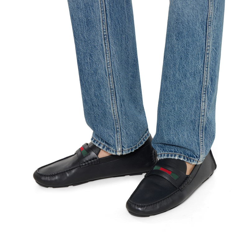 GUCCI Men's driver with Web detail outlook