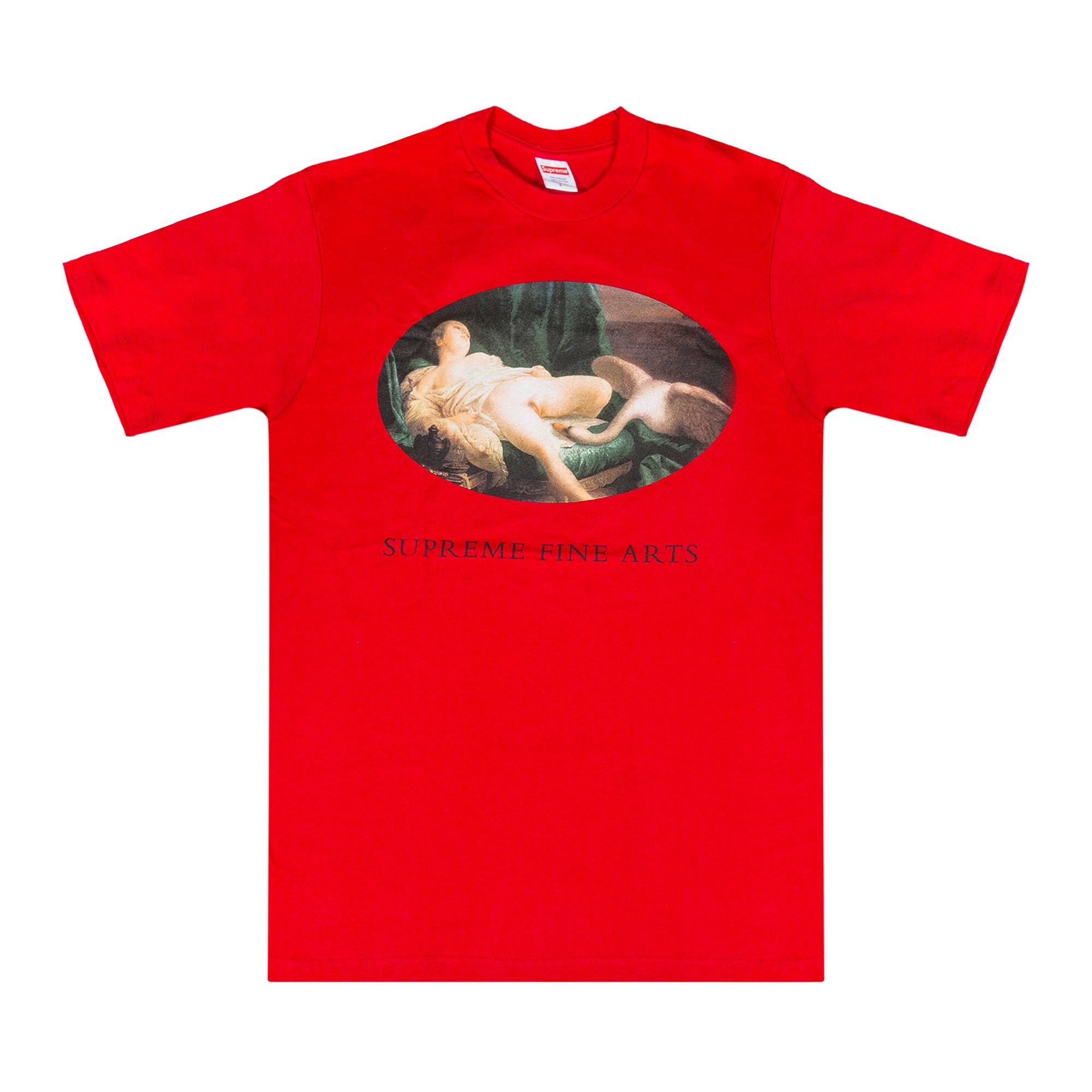 Supreme Leda And The Swan T-Shirt 'Red' - 1