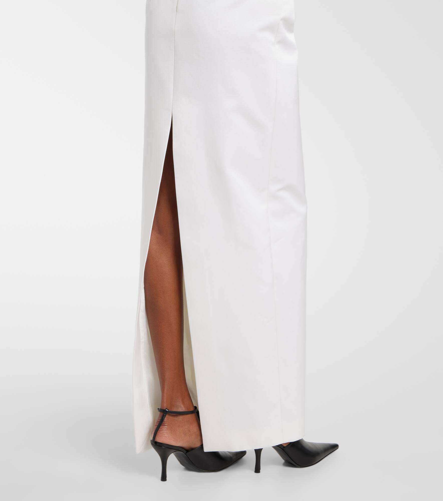 Bridal satin gown - 5