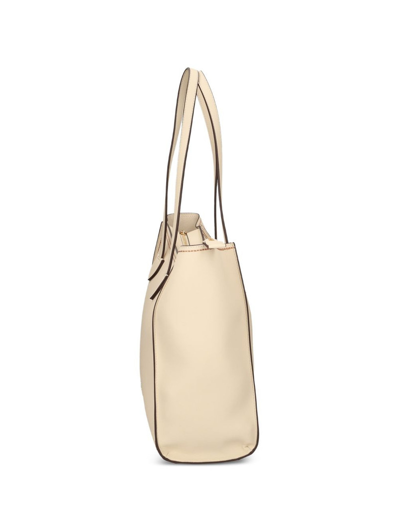 topstitch logo-plaque tote bag 5