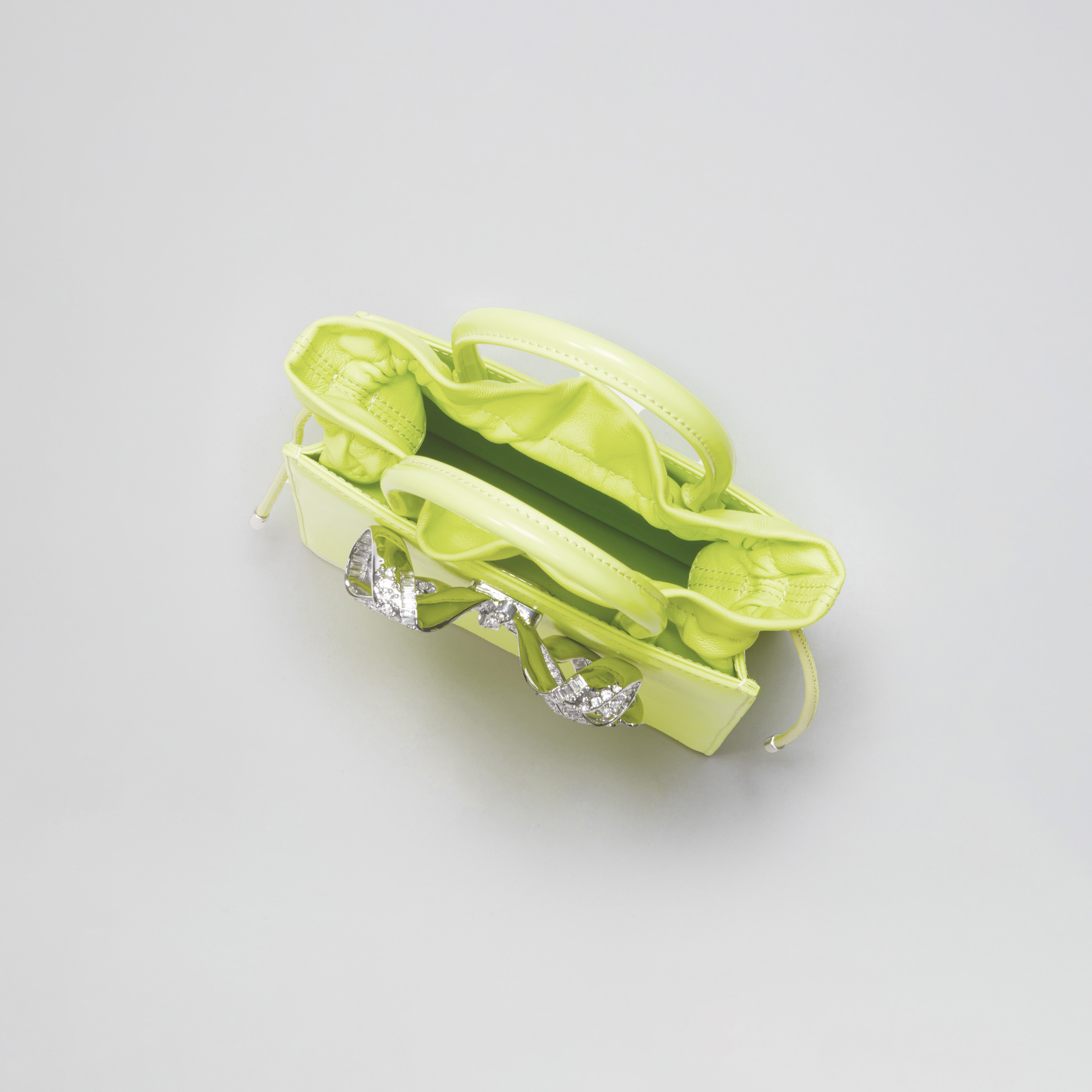 Lime Mini Tote Bow Bag - 5