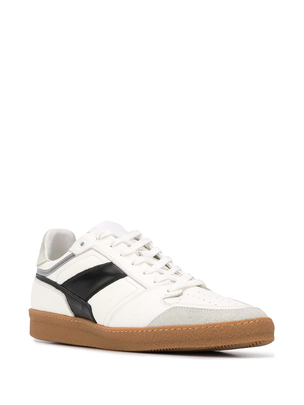 logo patch low-top sneakers - 3