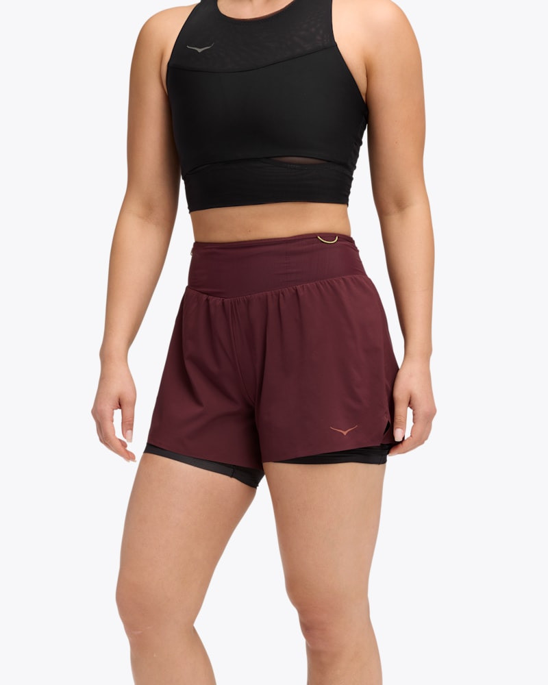 Women's SkyGlide Short Shoes in Black Cherry 1