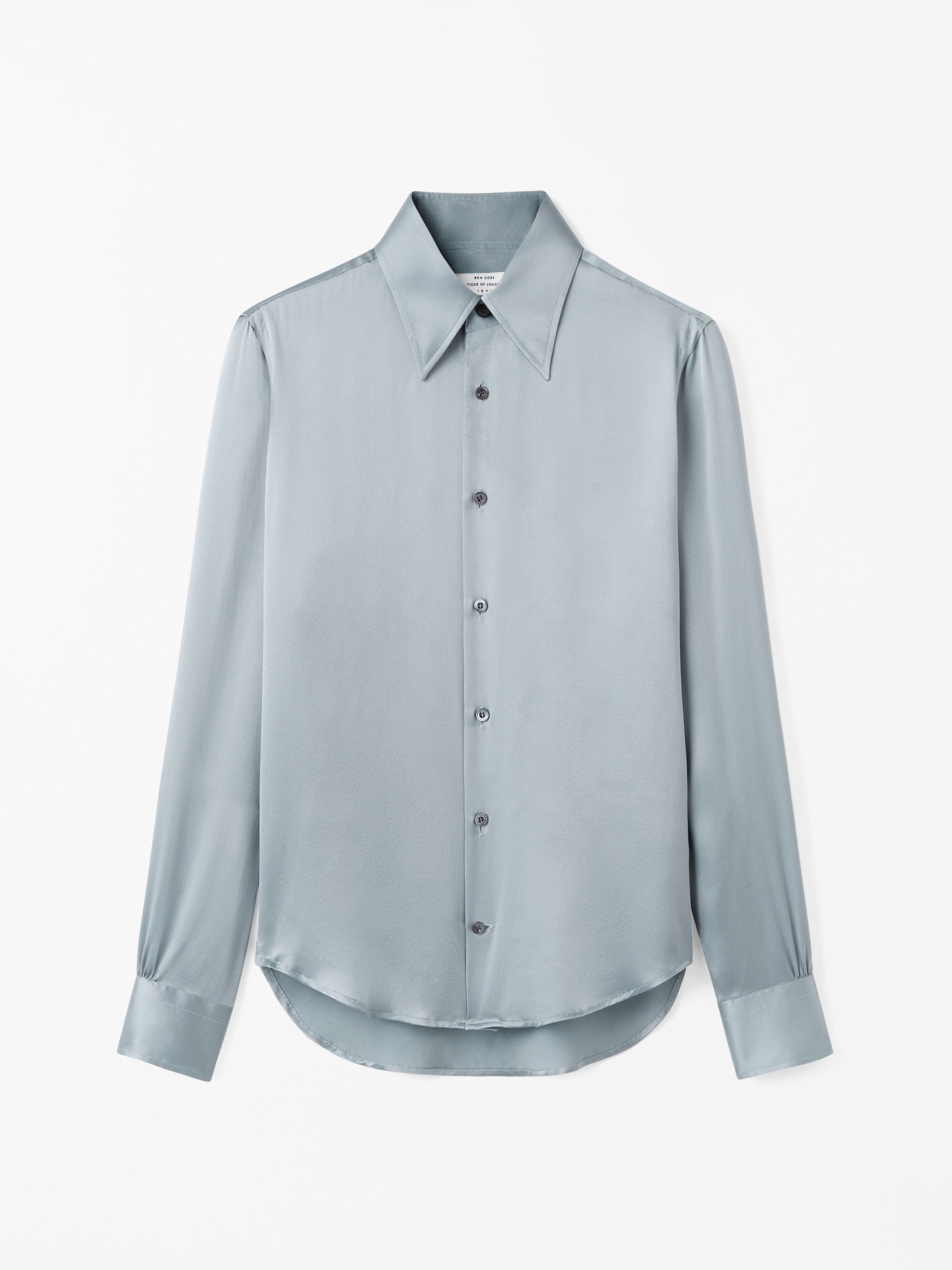 Alain Slim-fit Silk Shirt - 5