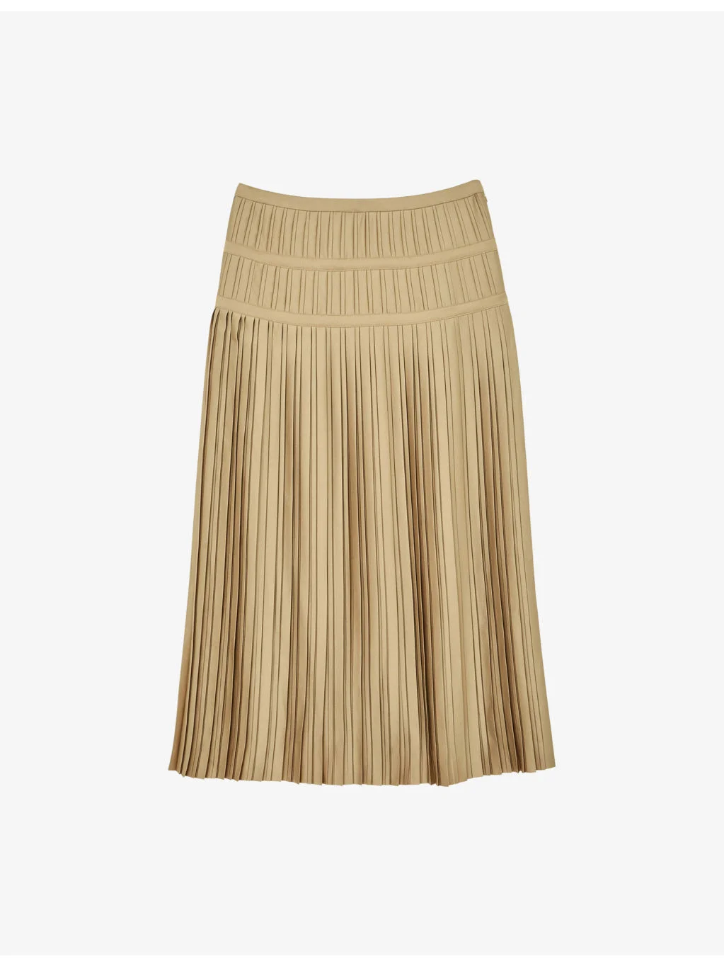 Eva Pleated Woven Mini Skirt - 1