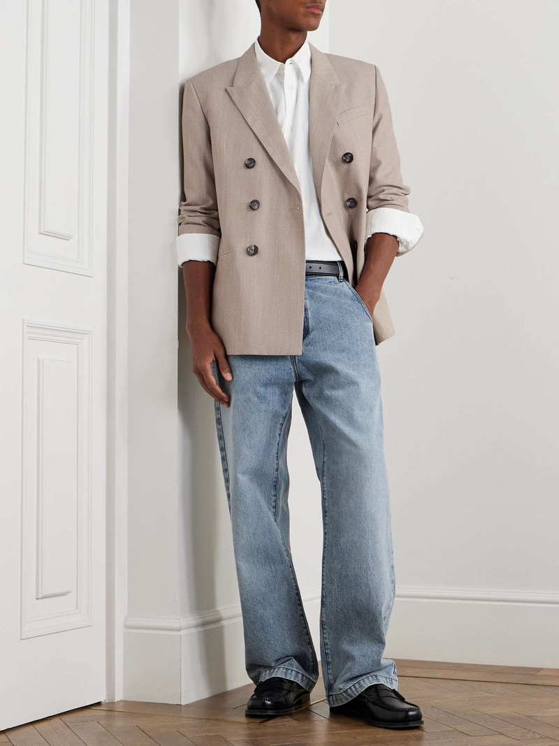 AMI Paris Double-Breasted Wool Blazer outlook