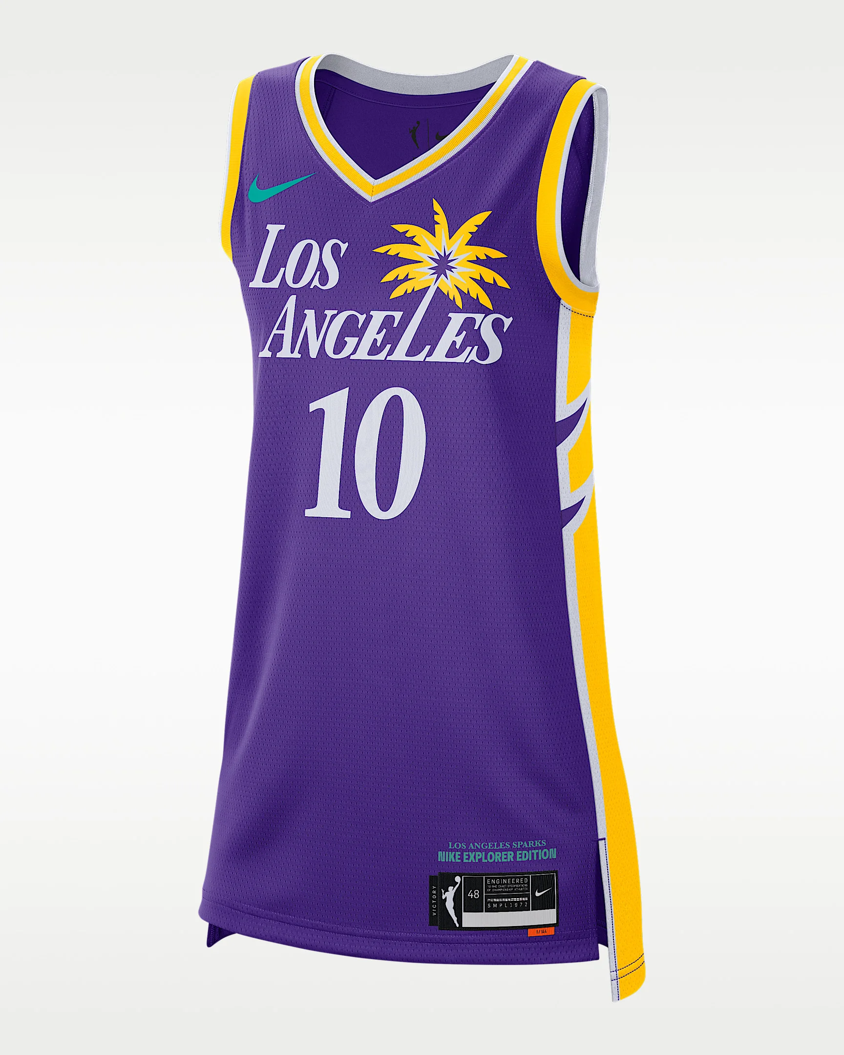 Los Angeles Sparks Explorer Edition Nike Dri-FIT WNBA Victory Jersey - 1