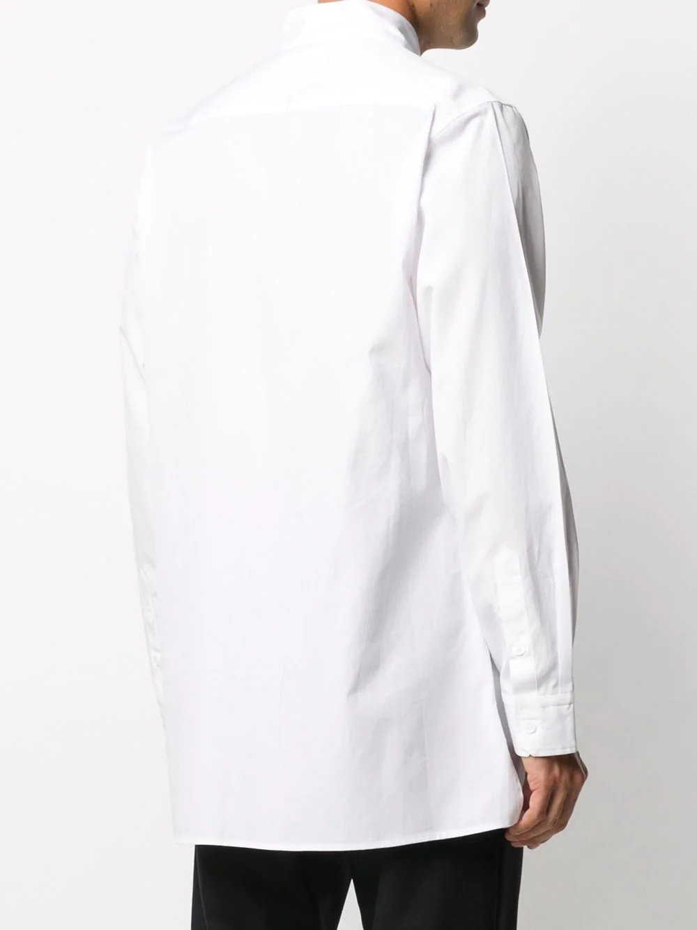 asymmetric long-sleeve shirt - 4