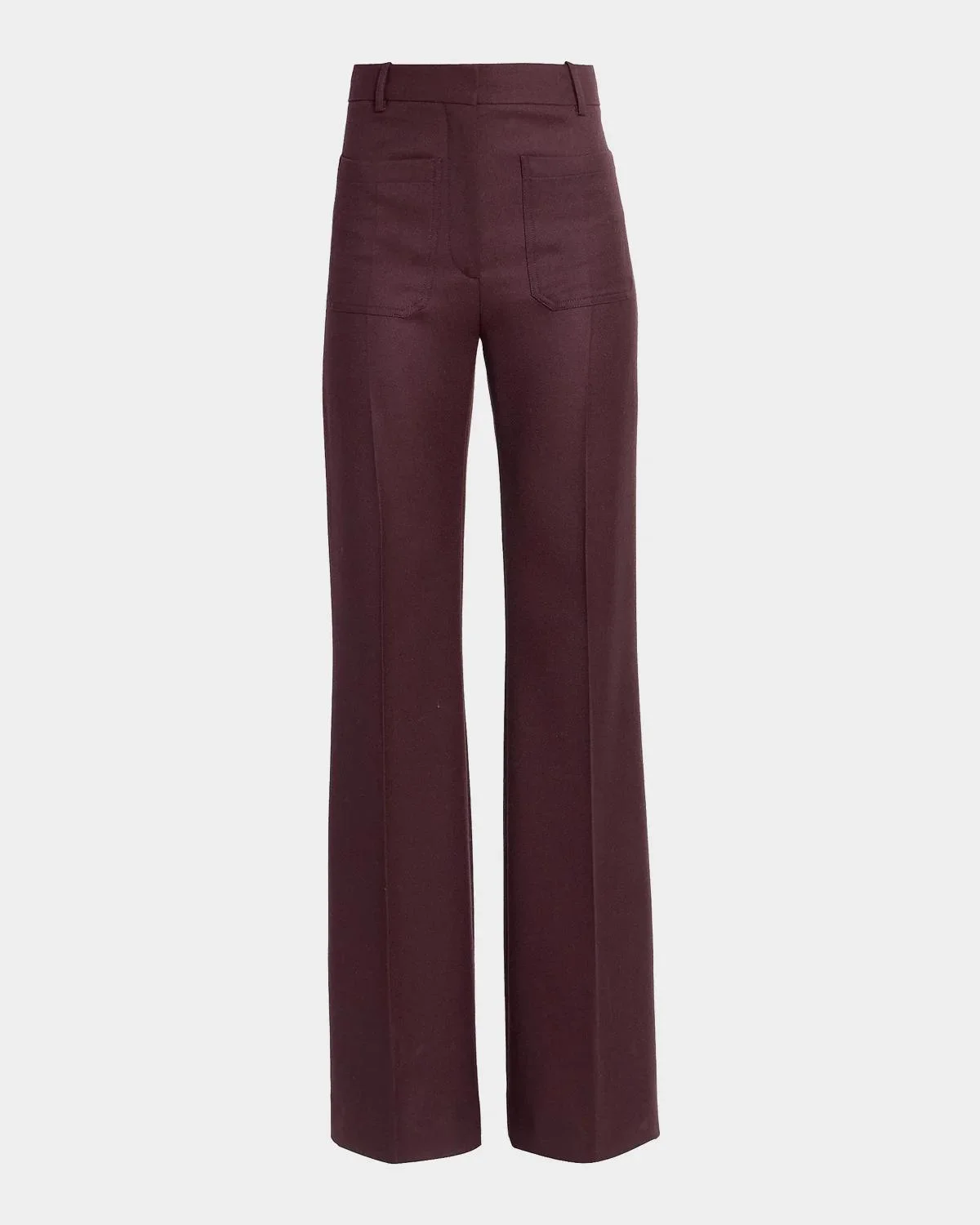 Alina Front-Pocket Straight-Leg Trousers - 1