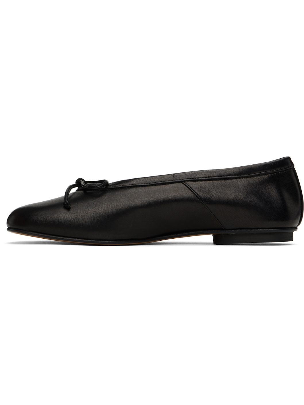 Black Mica Ballerina Flats - 3