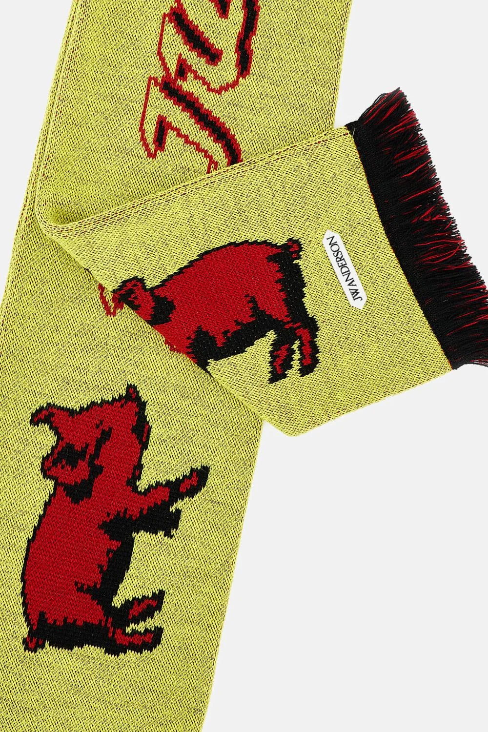 PIGLET PATTERN SOCCER SCARF - 1