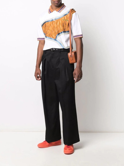 JW Anderson front-pleat wide-leg trousers outlook