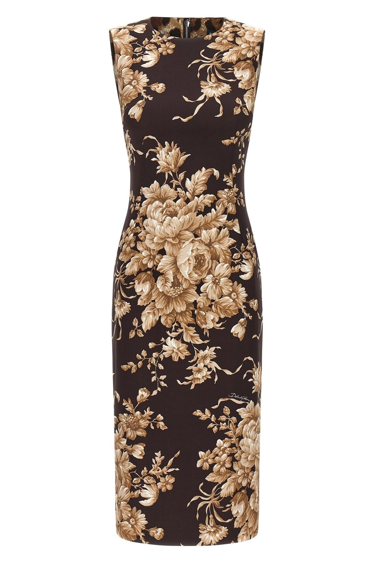 Dolce & Gabbana Women Rose Print Dress - 1