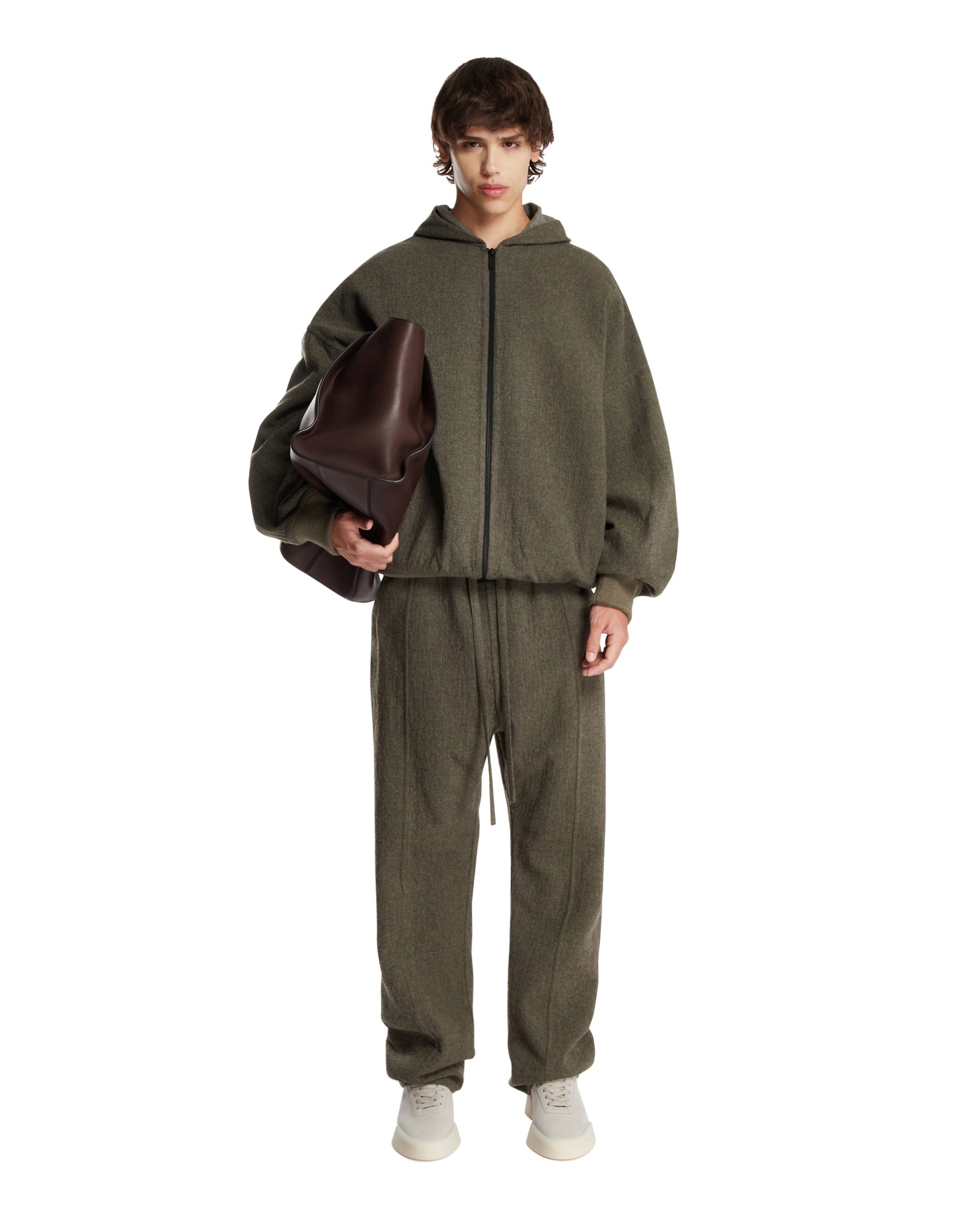 Gray Wool Trousers - 2