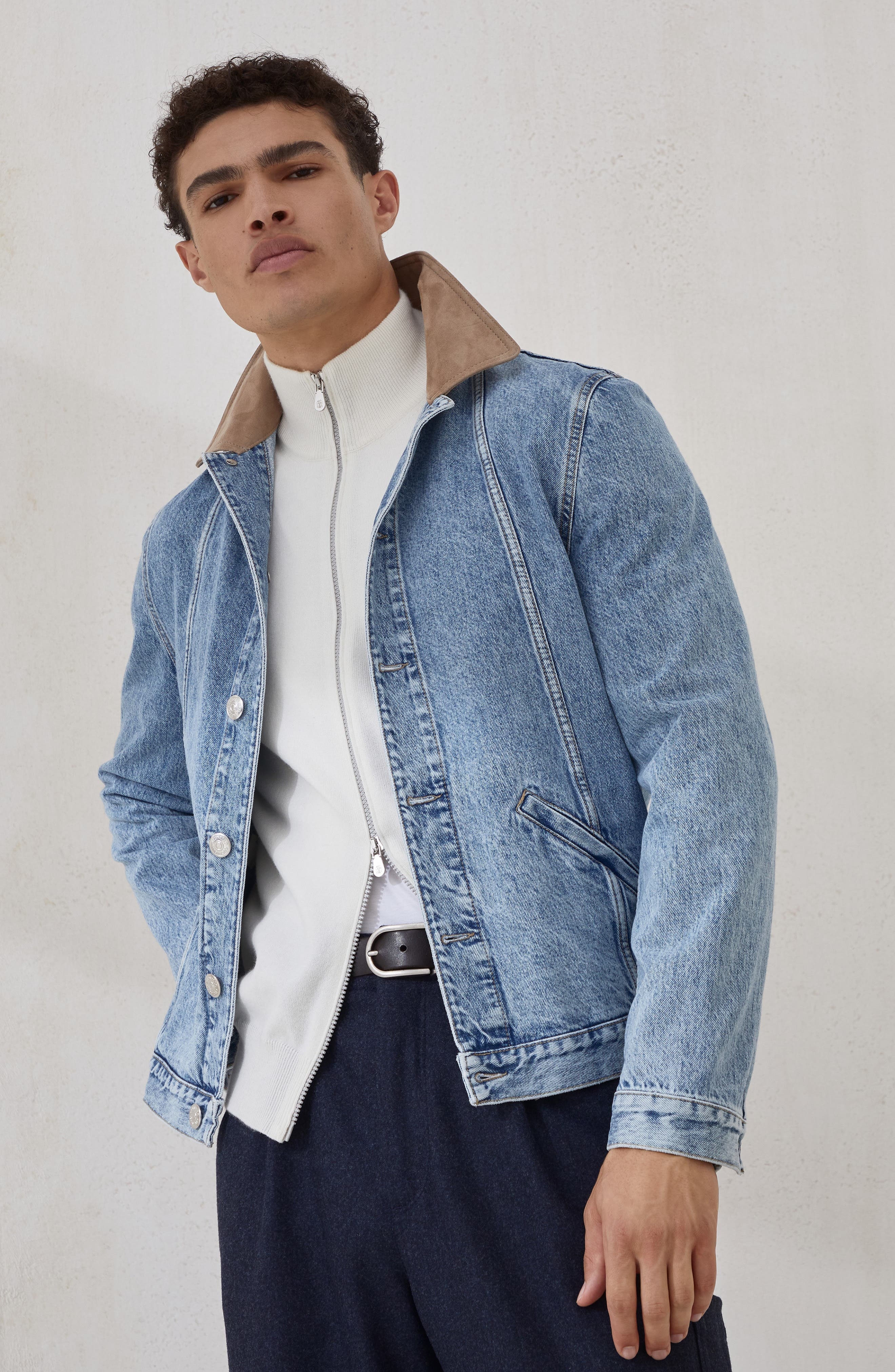 Brunello Cucinelli Zip-front cardigan in Panama at Nordstrom - 5