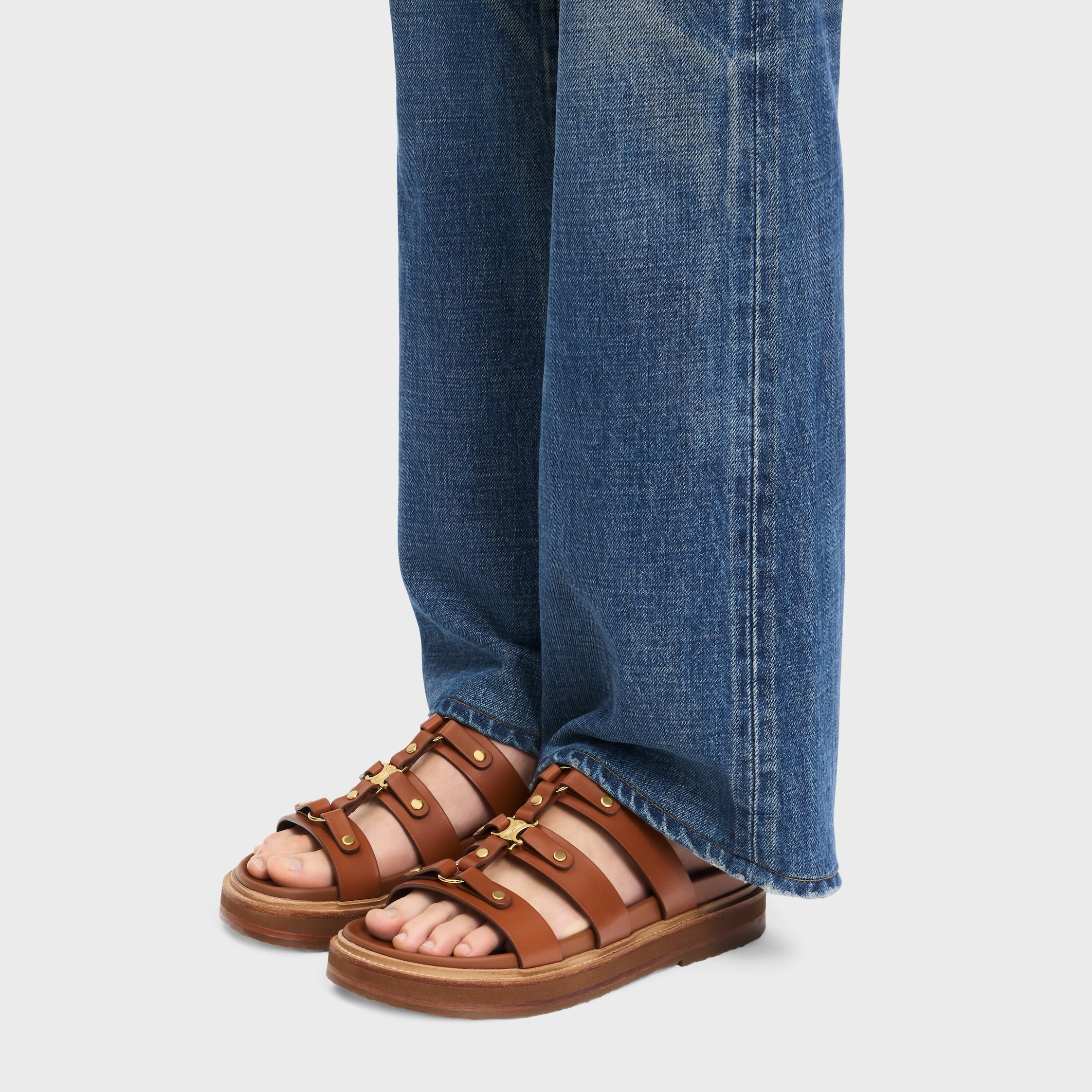 CELINE TIPPI SLIDE in CALFSKIN - 2