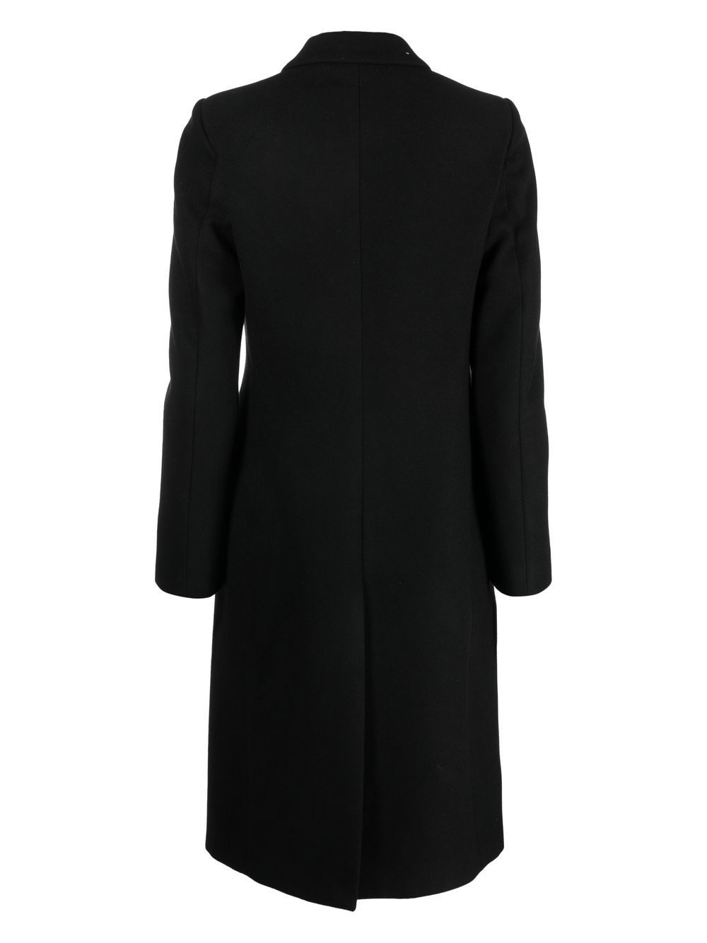 double-breasted mid-length coat - 2