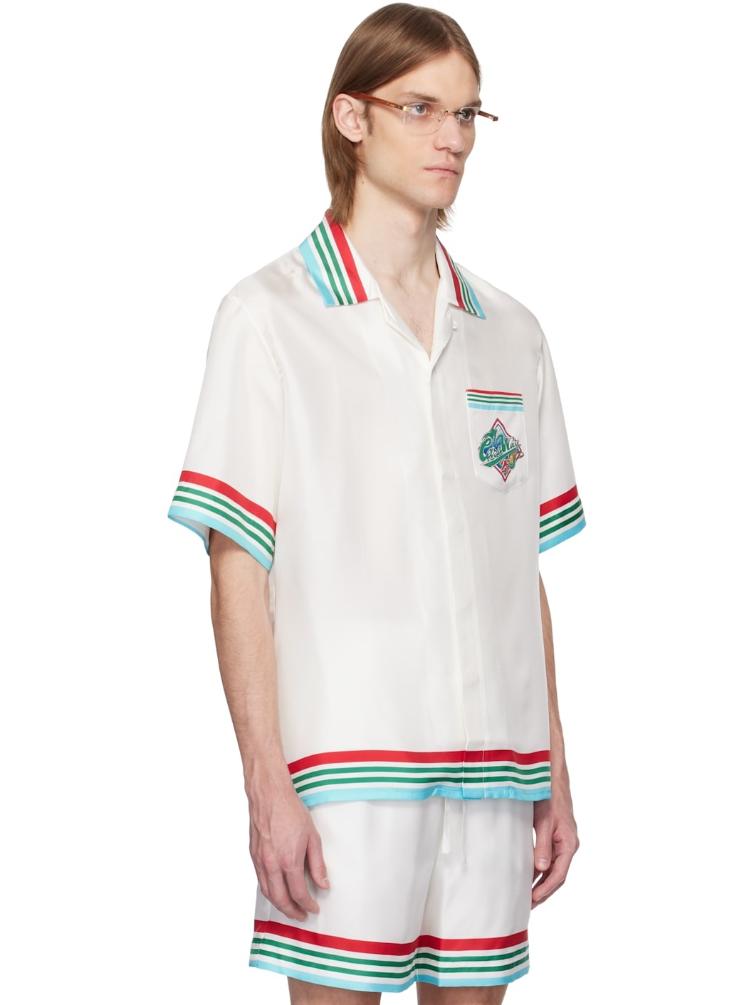 White 'Casa Way' World Series Silk Shirt - 2