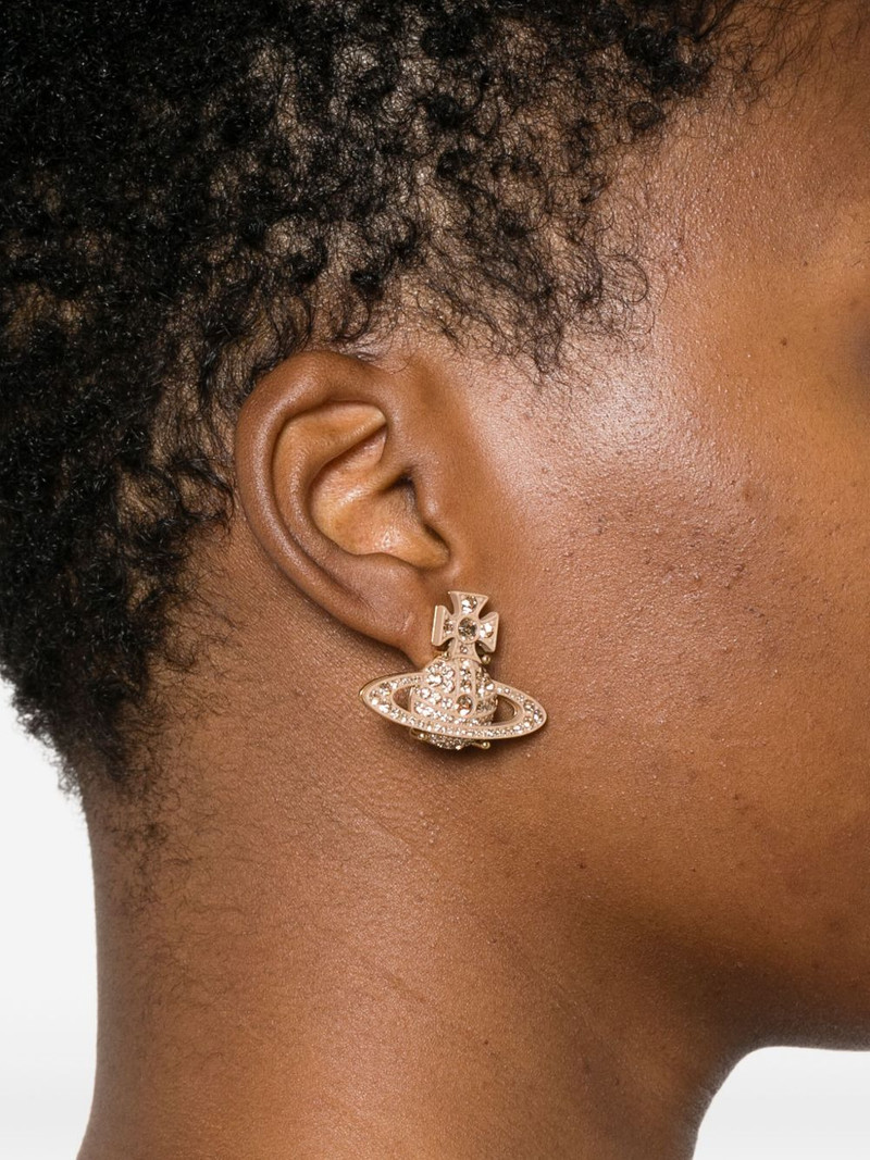 Vivienne Westwood orb-crystal earrings outlook