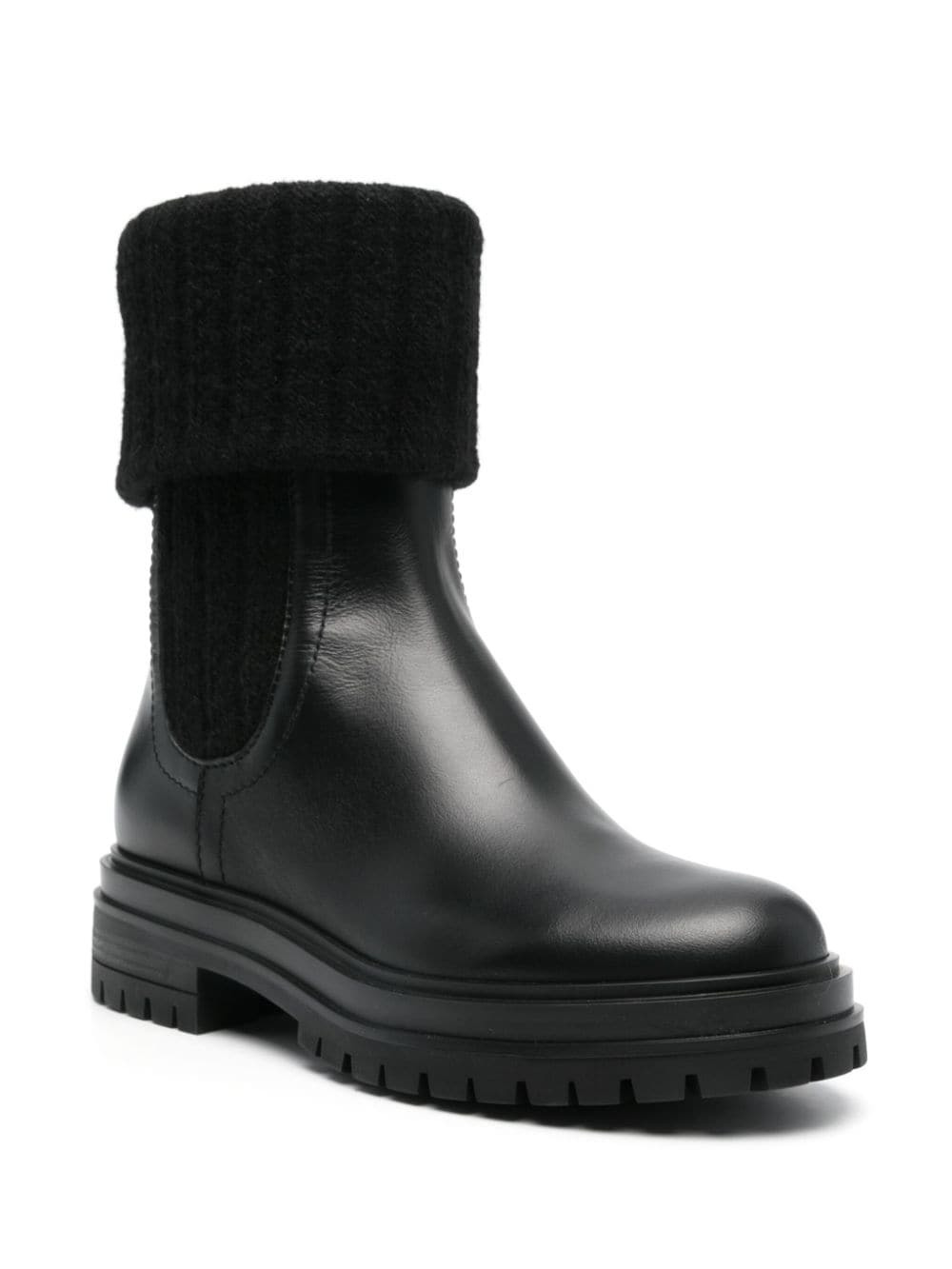 Gianvito Rossi Women Leather Chelsea Boots - 3