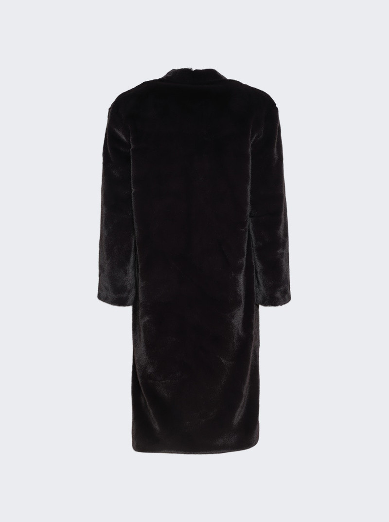 CASABLANCA Fur Coat Aubergine outlook