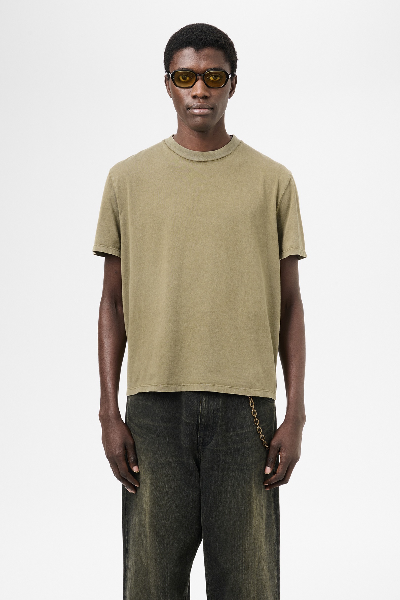 Tシャツ・カットソー OUR LEGACY Men T-shirt Olive M2256BC Cavalry Olive Our Legacy Box T-shirt Cavalry Olive Legacy Jersey | REVERSIBLE