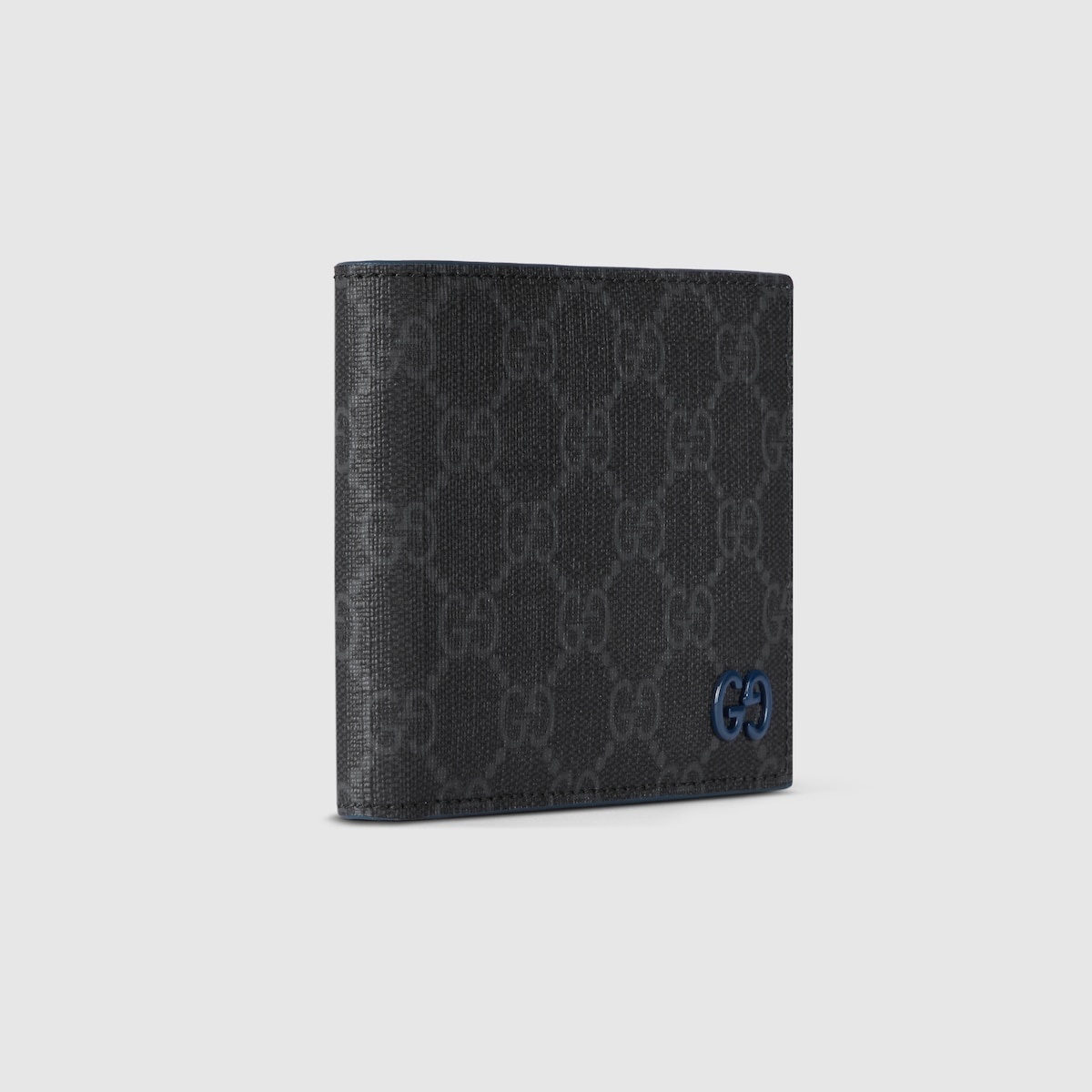 Blue interior GG bi-fold wallet - 3