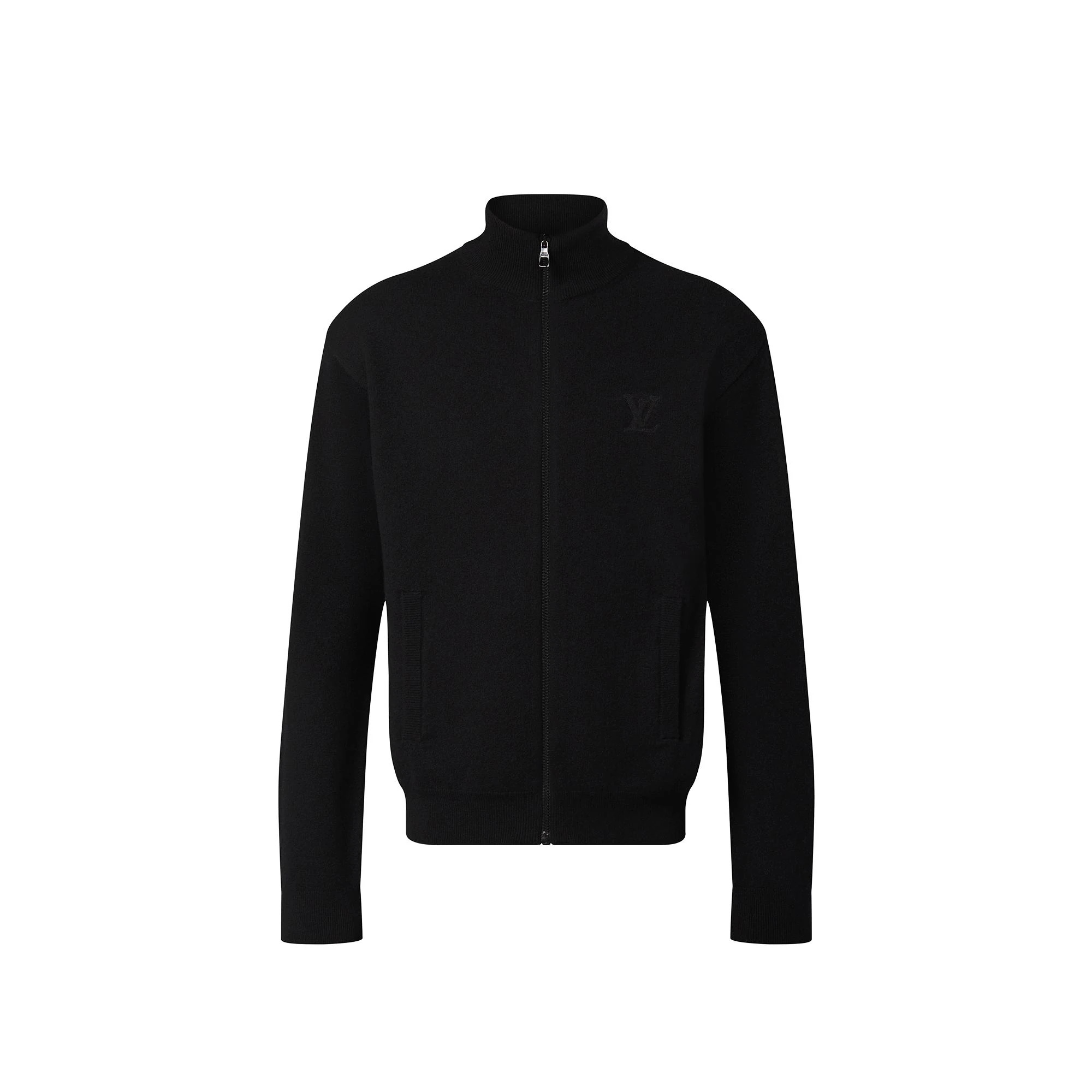 LVSE Inside-Out Zipped Through Cashmere Cardigan - 1