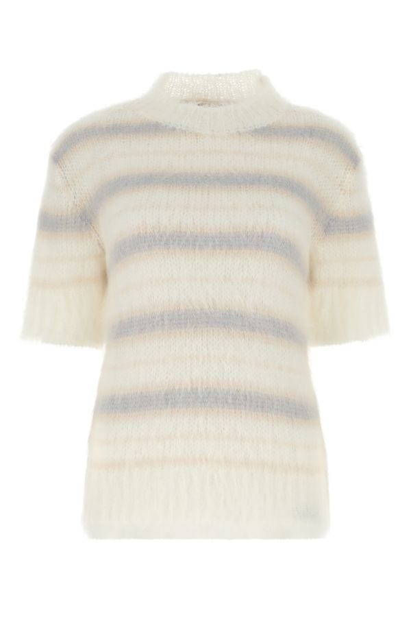 MARNI Embroidered Mohair Blend Sweater - 1