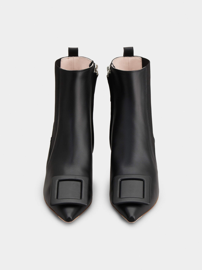 Viv' in The City Booties in Leather 7