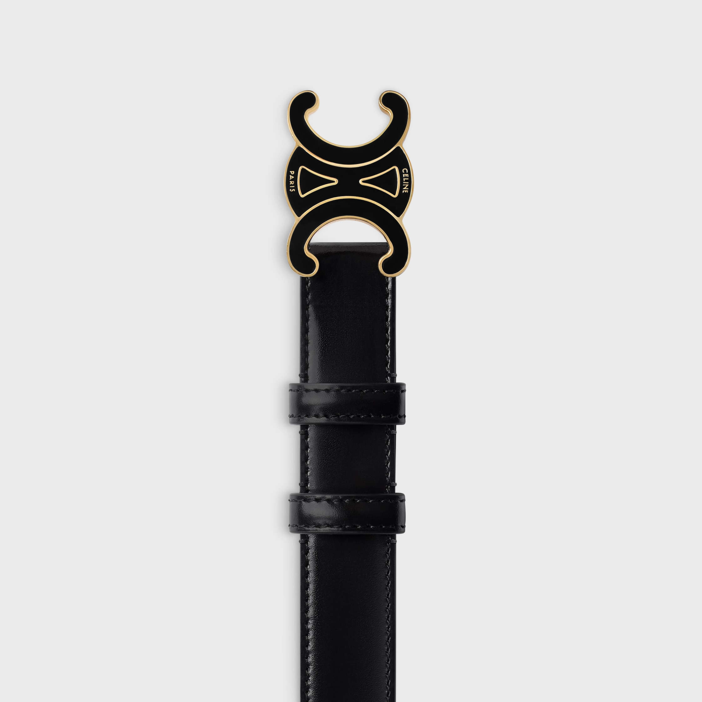 MEDIUM 25MM TRIOMPHE BELT IN Taurillon Leather - 3