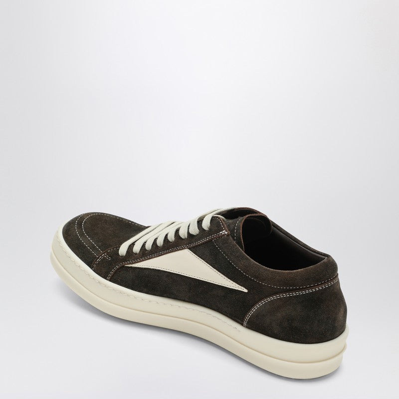 Rick Owens Vintage Indigo/White Milk Suede Sneakers Men - 2
