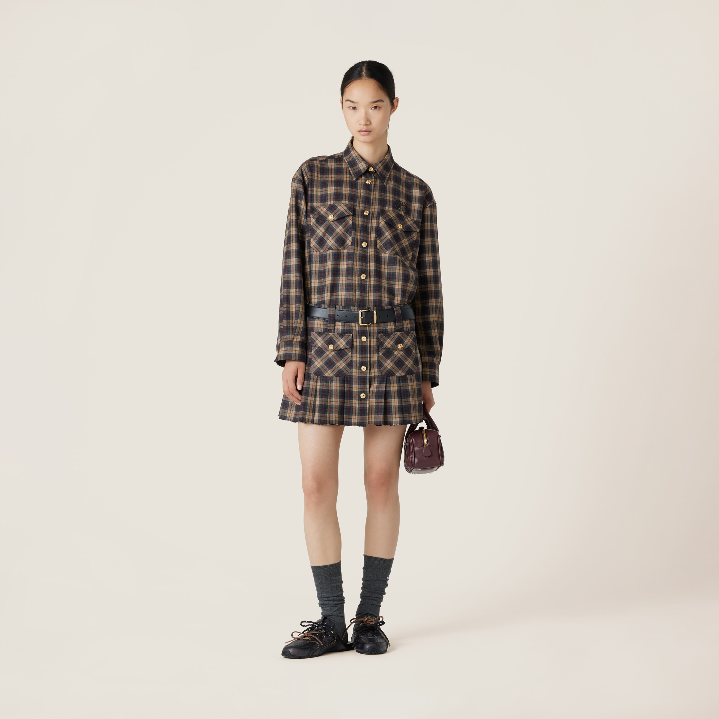 Wool tartan shirt - 2
