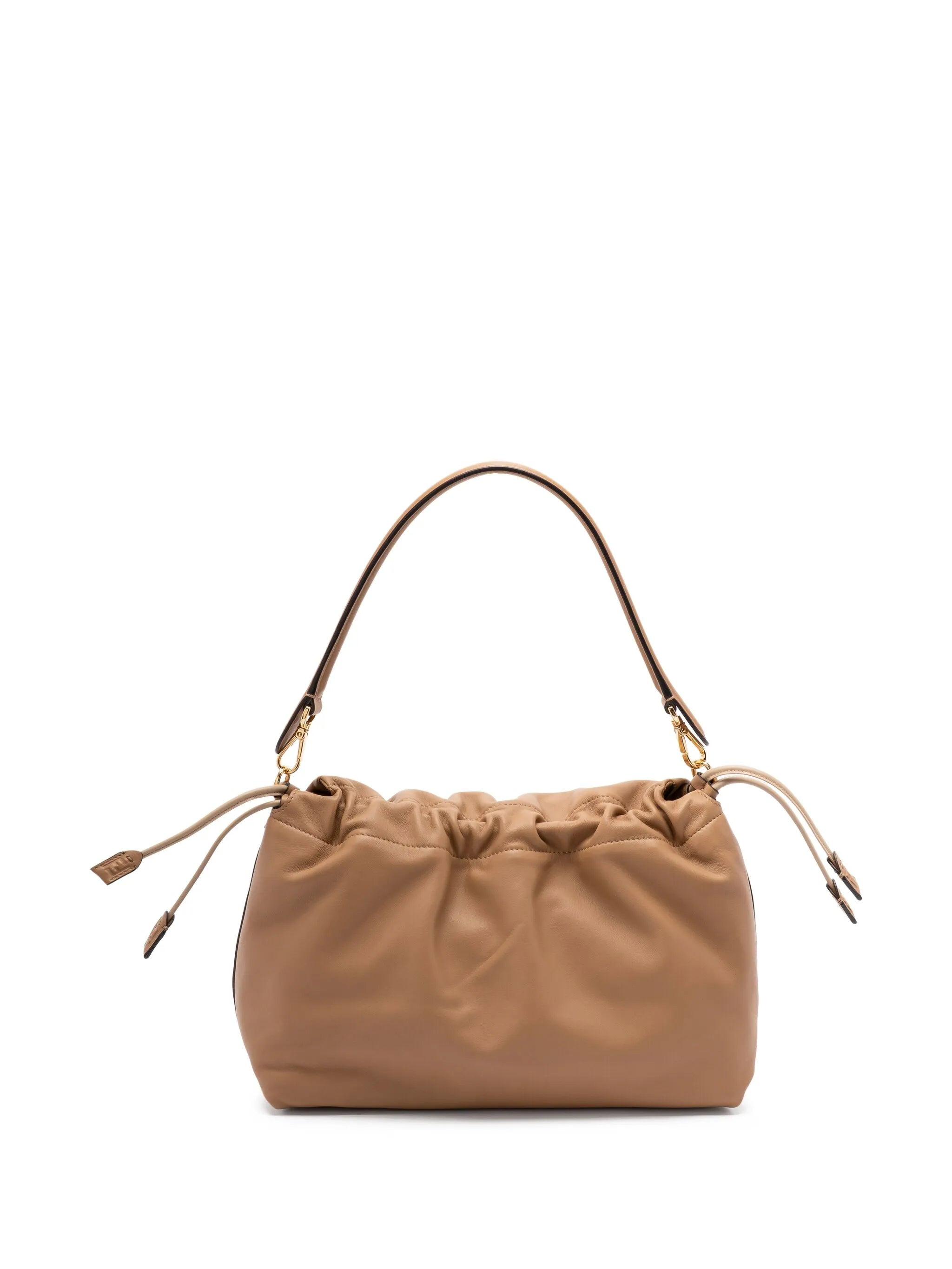 Fendi Large Mamma Baguette Logo-plaque Gathered Shoulder Bag - 5