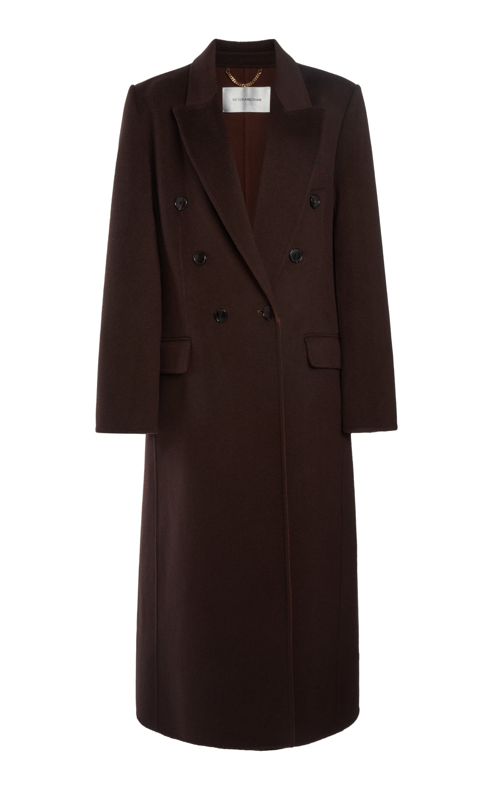Wool Cashmere Coat brown - 1