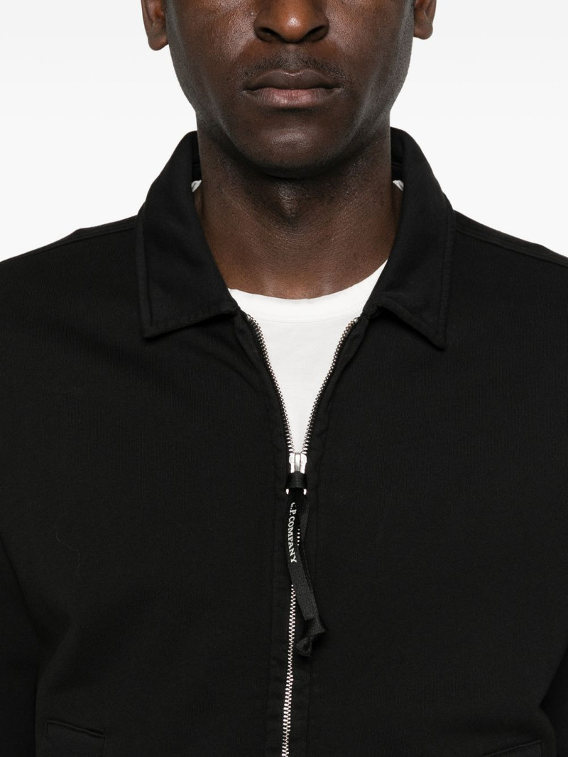 zip-fastening lens-detail sweatshirt 5