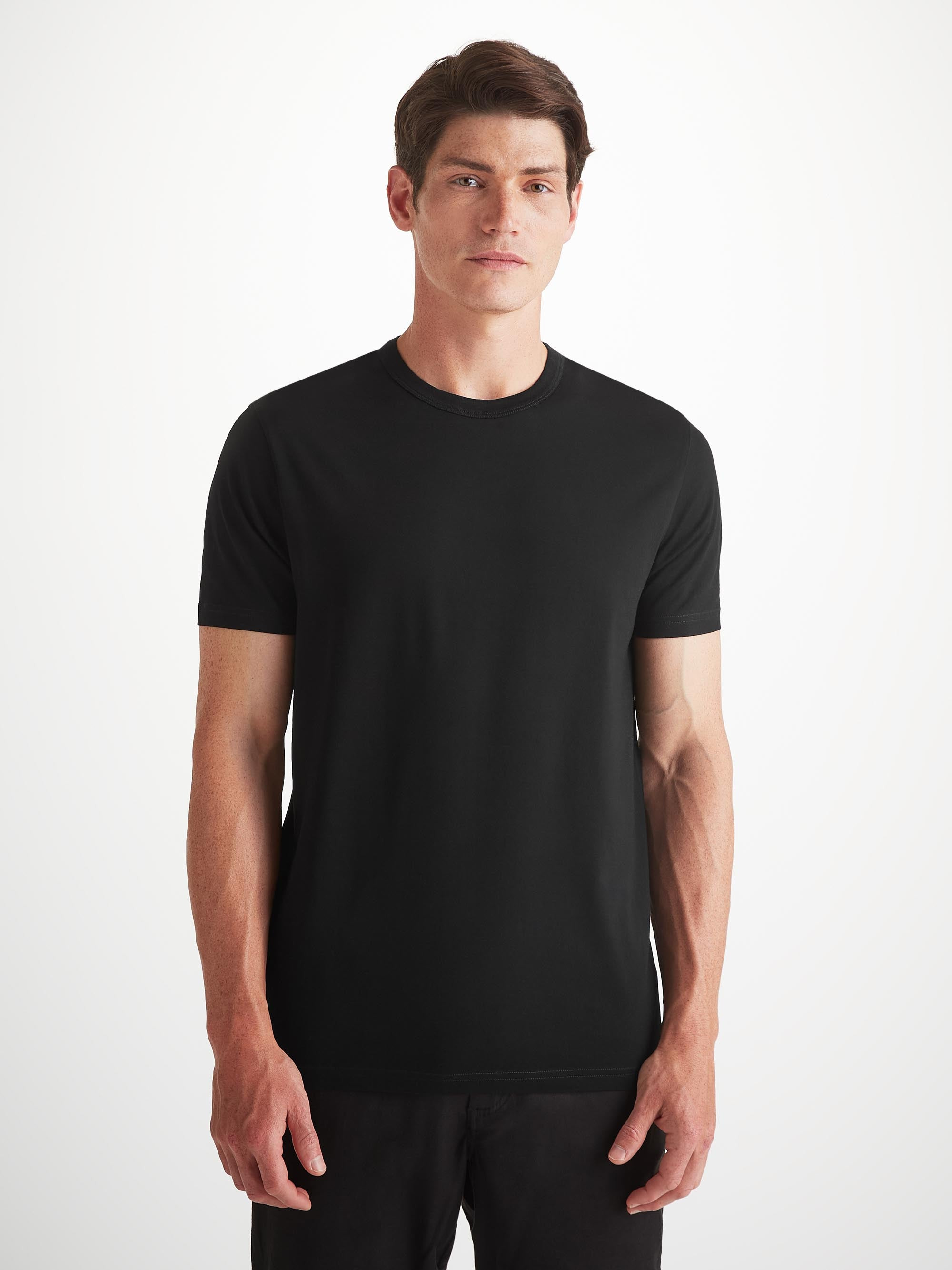 Men's T-Shirt Barny Pima Cotton Black - 6