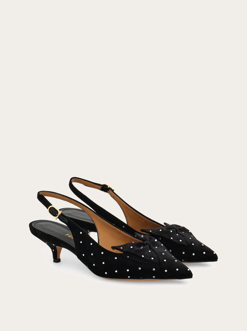 Slingback with bow detail 2