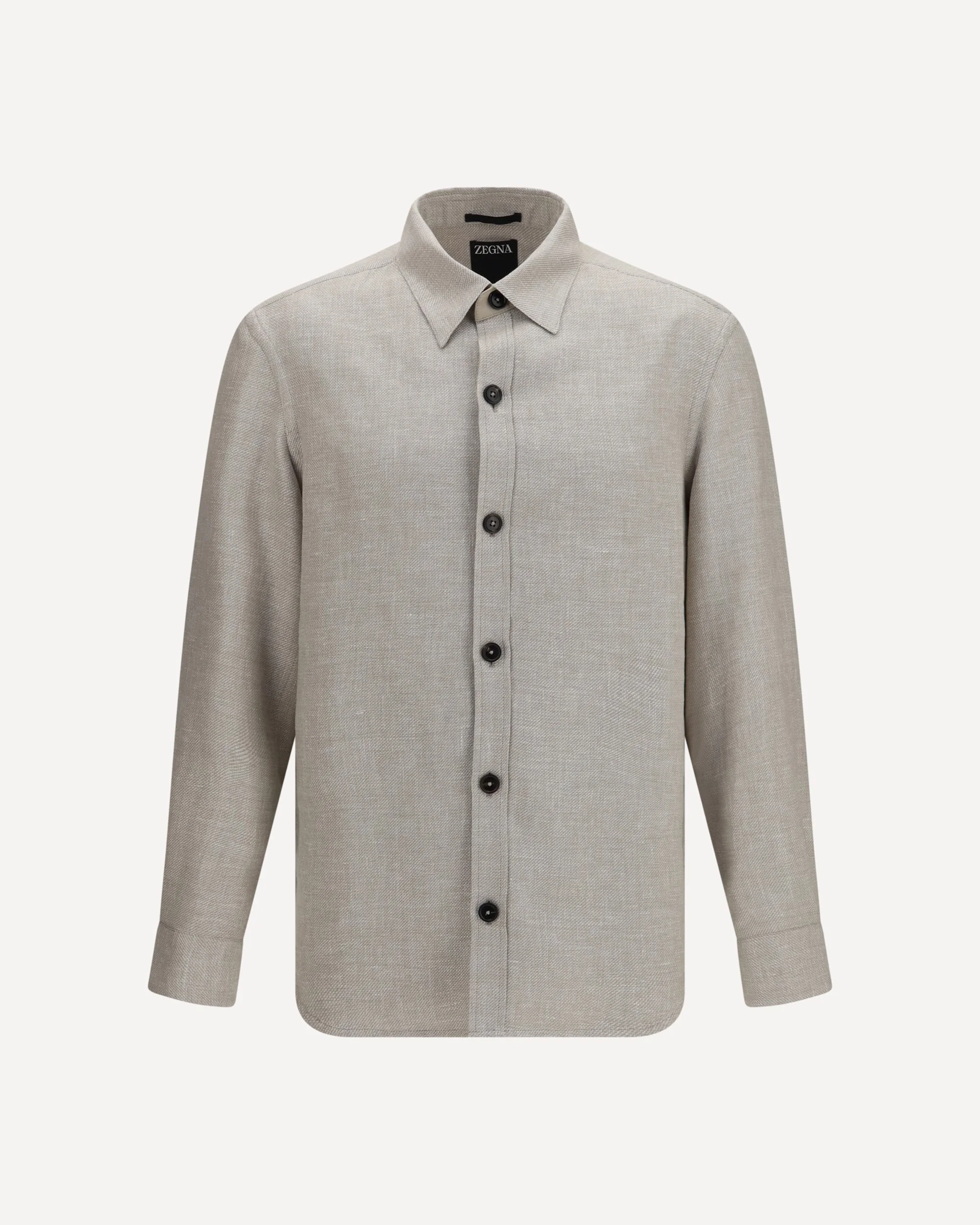 Cashmere, linen, and silk Overshirt - 1