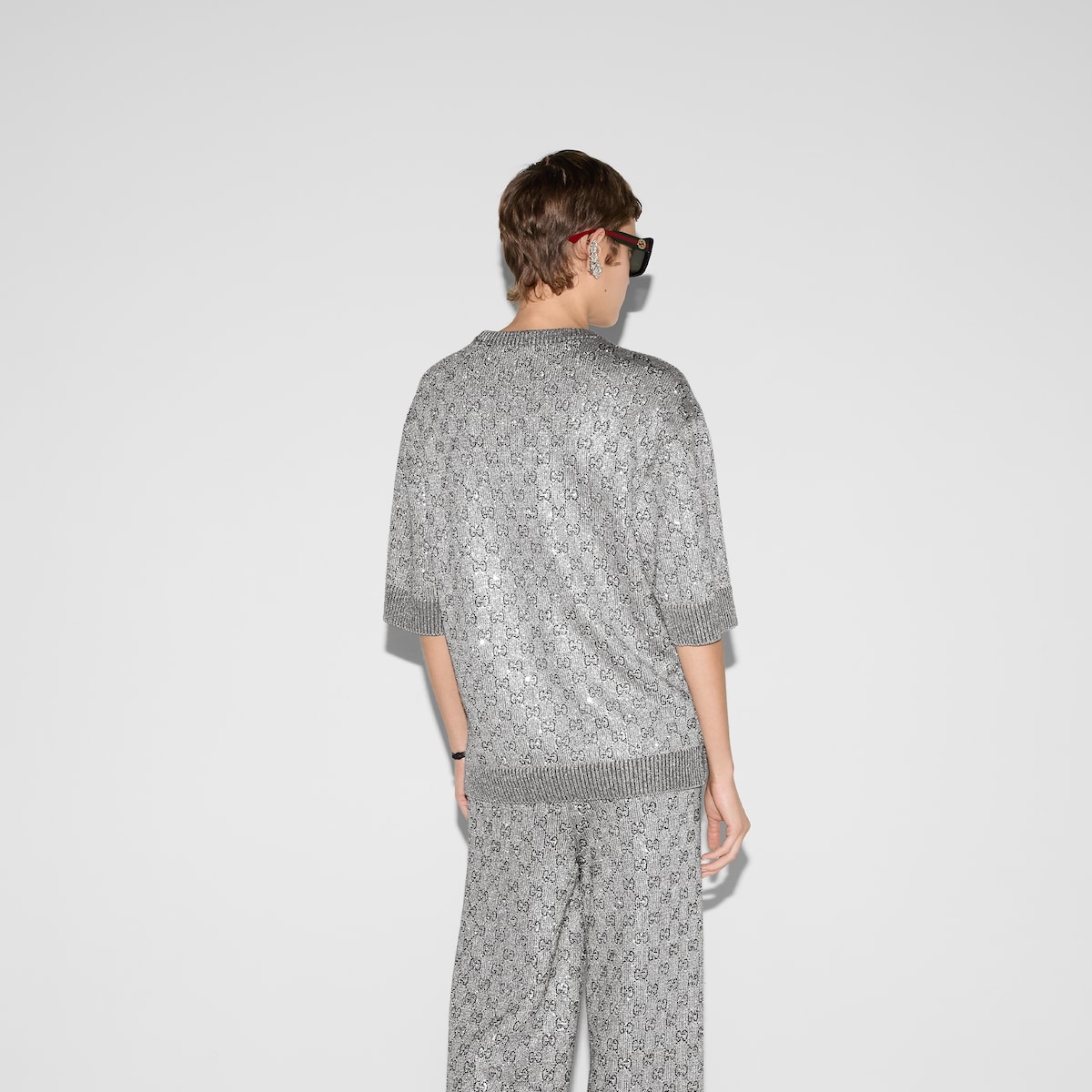 Embroidered wool and cashmere top - 4