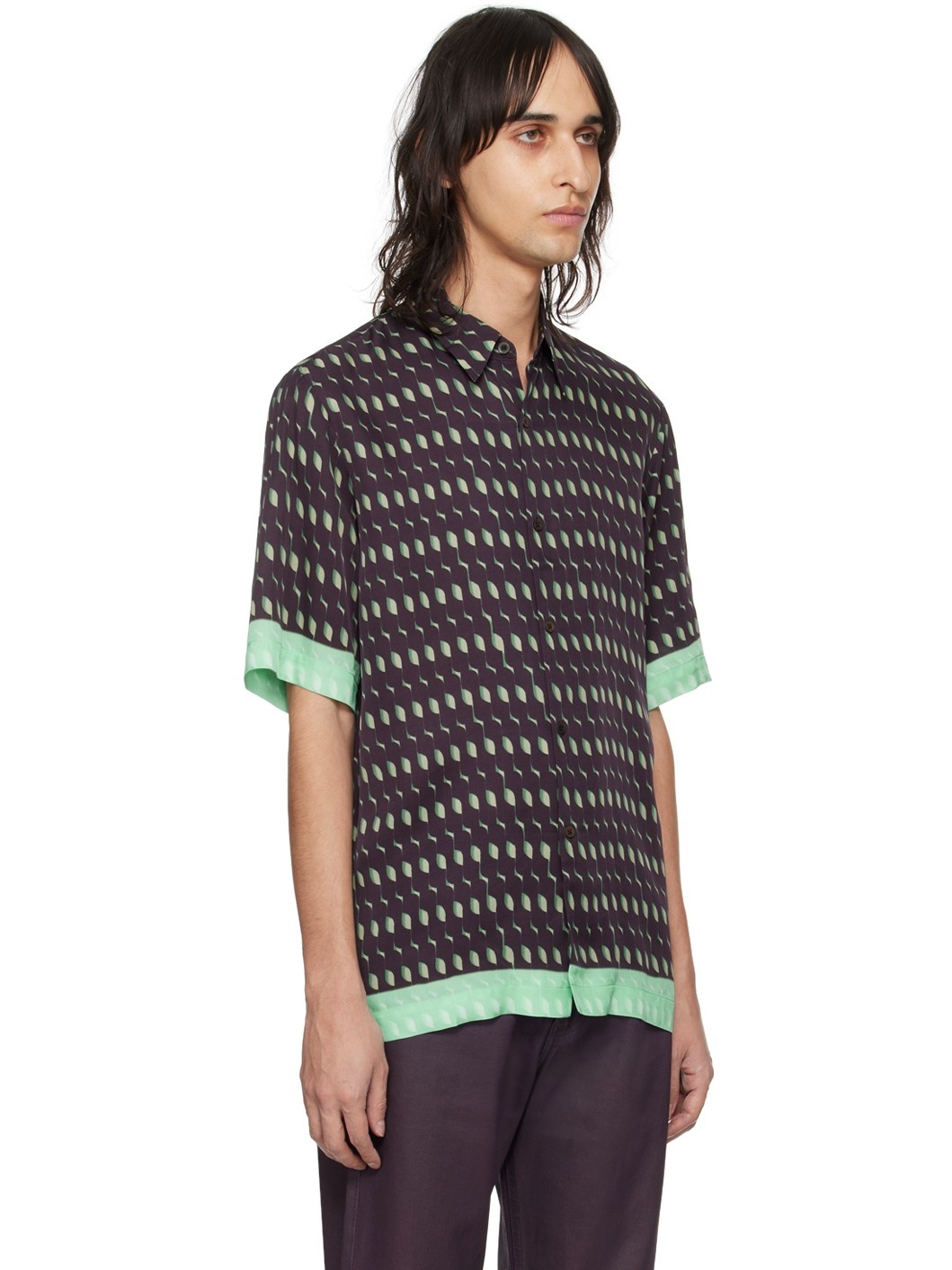 Brown Graphic Shirt - 2