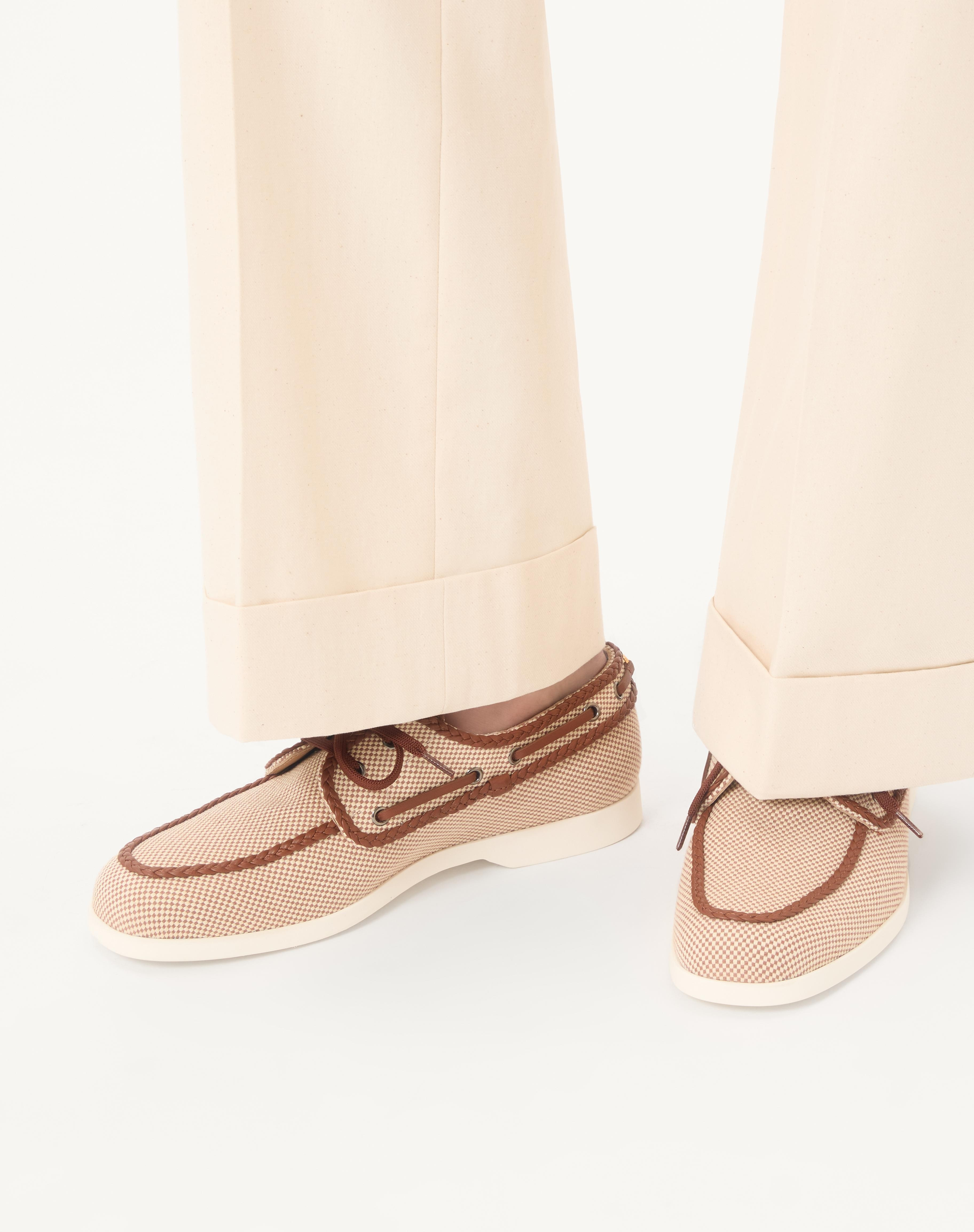 PALM AVENUE CANVAS AND NAPPA BOAT SHOE - 2