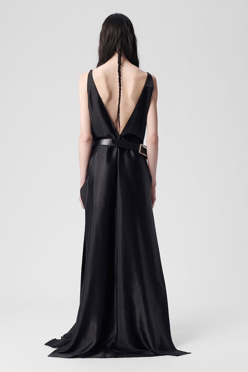 Ima X-Long Asymmetric Draped Dress - 3