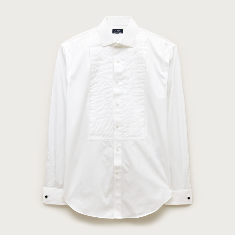 Ludlow pleated-bib tuxedo shirt 1