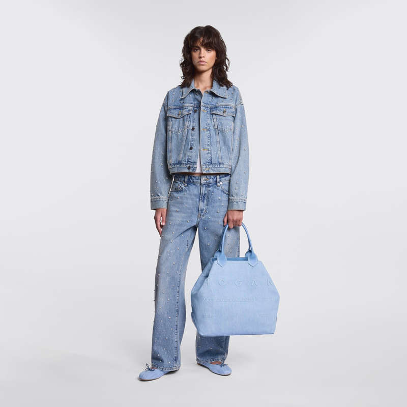 Hogan Script Shopping Bag Large 7