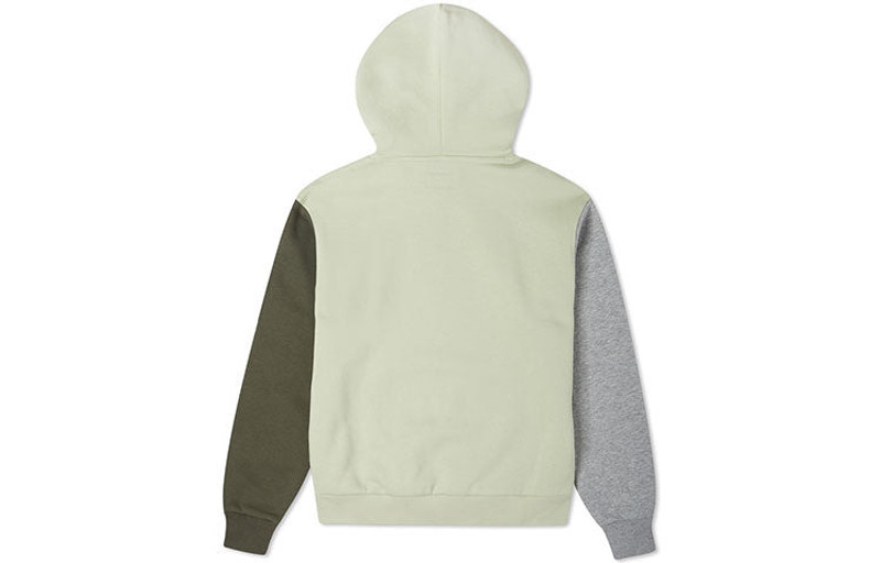 Converse (WMNS) Converse Embroidered Star Chevron Pullover Hoodie 'Olive' 10023912-A01 outlook