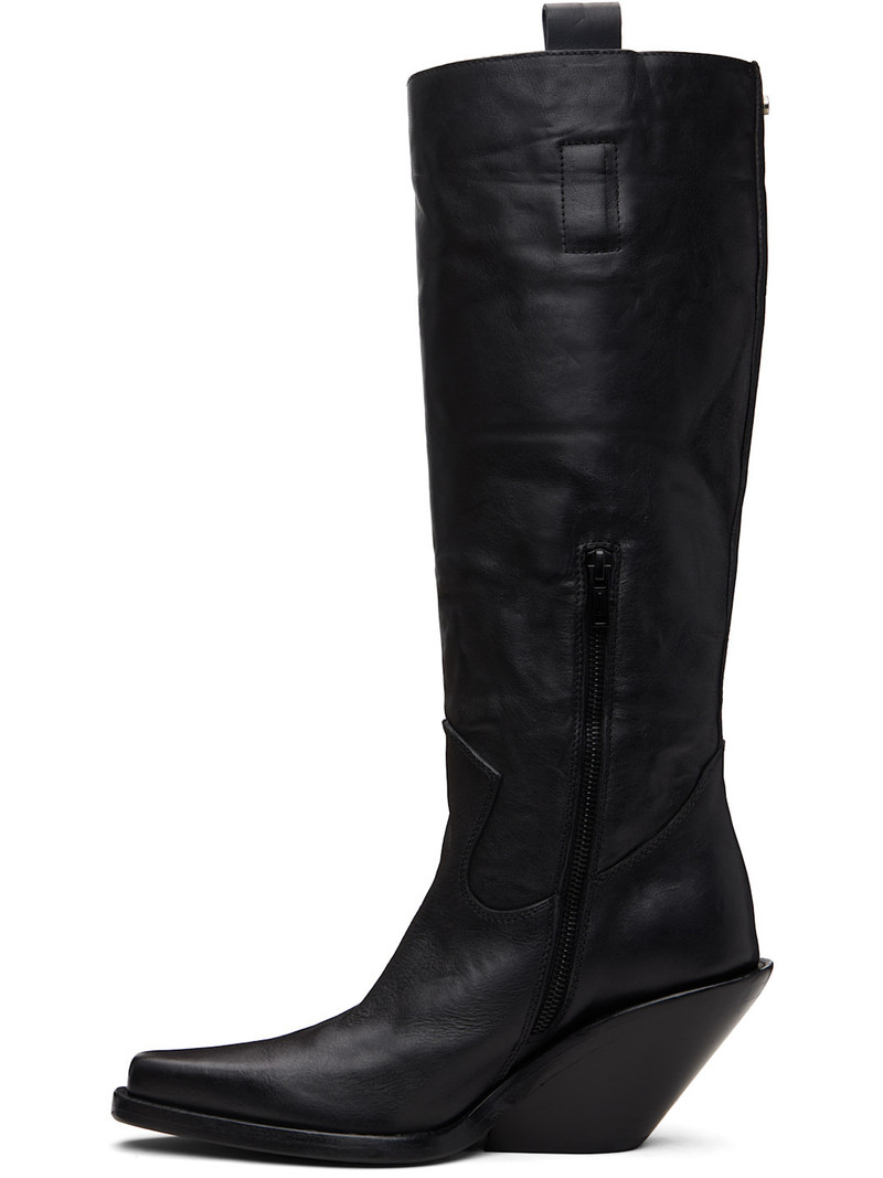 Black Lidar Western Boots 3